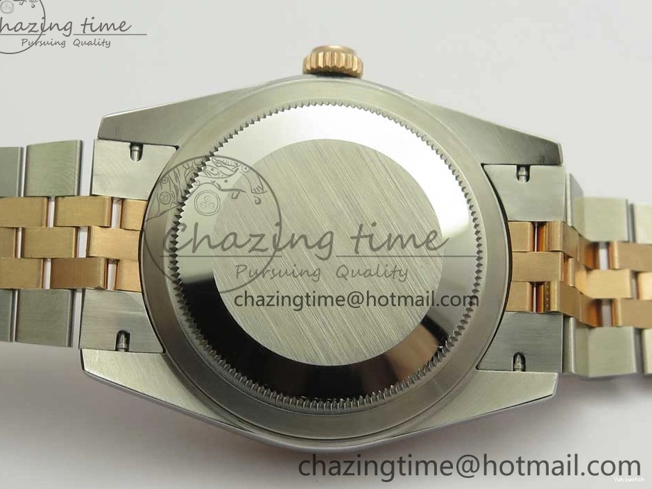 Black 904 36mm Jubilee Wrapped RG Bracelet 116231 GMF SS SS RG DateJust on Dial Diam A2836 Wrapped 0313